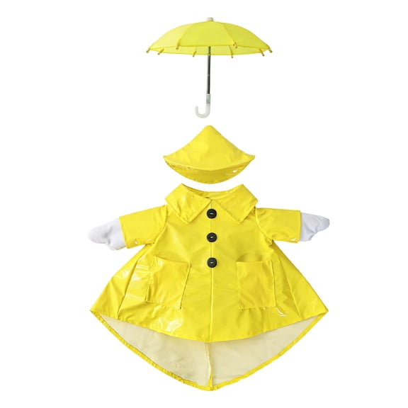 Porch Goose Outfits 23 Inch, Goose Clothes with Waterproof Raincoat & Umbrella, Easy-On for Garden Statue Decor ViresSpire
