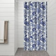 thumbnail image 3 of 36" x 72" Small Floral Shower Curtain Vintage Country Style Includes Hooks, 3 of 5