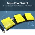 thumbnail image 4 of Control de interruptor de pie triple USB Tres teclas personalizadas para acceso directo, 4 of 6