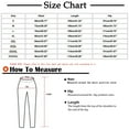thumbnail image 4 of UTTOASFAY Fashion Women Solid Color Pants Linen Sashes Straight Casual Long Pants Trousers Green M, 4 of 4