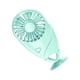 thumbnail image 3 of Mini ventilador eléctrico de mano USB recargable ventilador de escritorio portátil con 7 paletas herramienta de enfriamiento de verano, verde Inevent HA5878-02B, 3 of 6