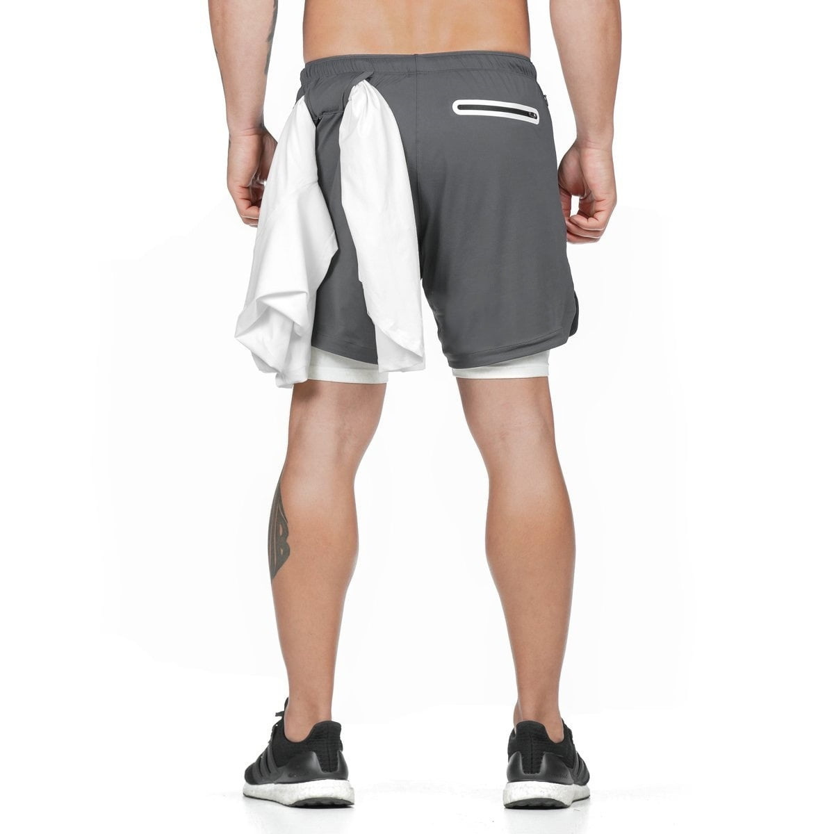 2 in 1 sports shorts