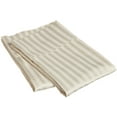 thumbnail image 1 of 300-Thread Count 100% Egyptian Cotton Lightweight Stripes Pillowcase Set Ivory / King, 1 of 1