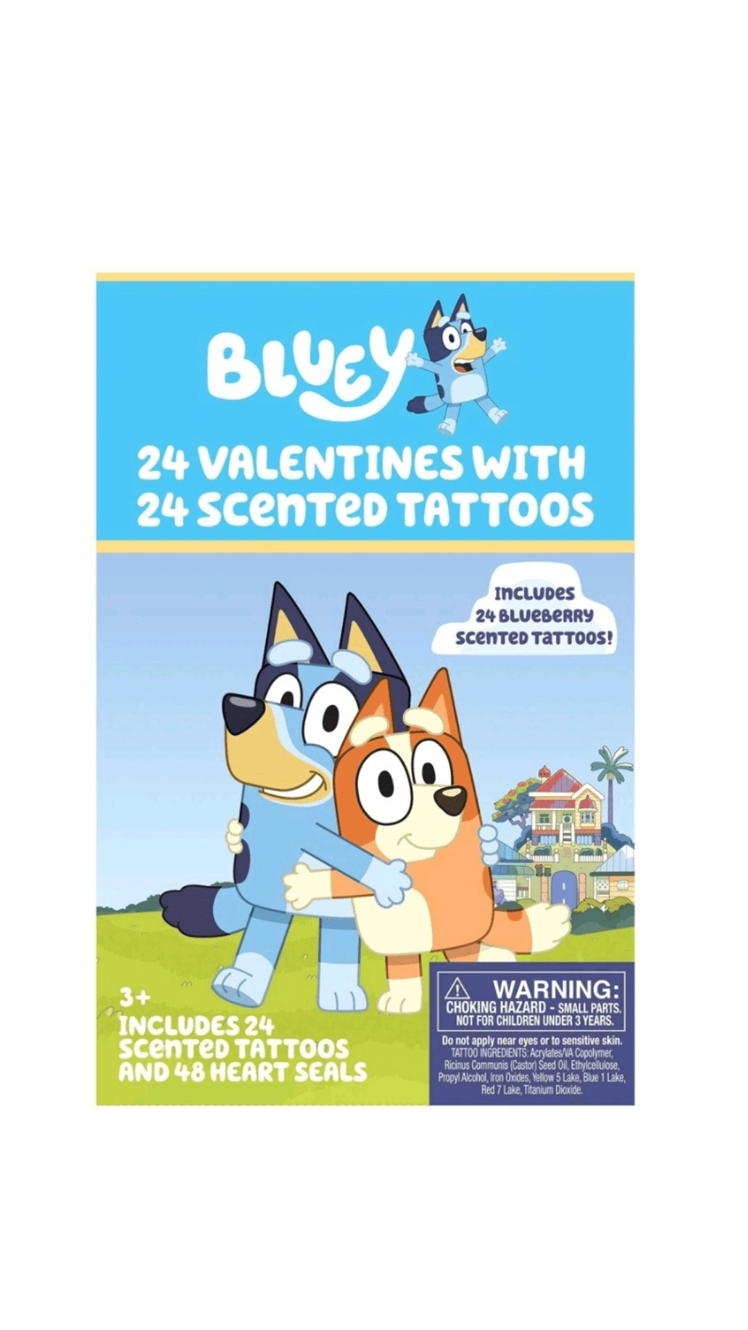 Bluey Valentine Cards Printable Cards