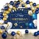thumbnail image 1 of Kit de globos de confeti de cumpleaños Tatuo, azul marino, 50 unidades, 1 of 7