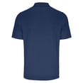 thumbnail image 3 of Men's Cutter & Buck Heather Navy Jackson State Tigers Big & Tall Forge Eco Stretch Recycled Polo, 3 of 3