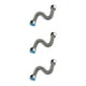 thumbnail image 5 of Advancent Línea de agua de alta Mangueras de plomería Refrigerador flexible de acero inoxidable Máquina de hielo Línea de suministro Tubería Type4 NO4, 5 of 6