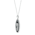 thumbnail image 2 of Women's Finecraft Shining Star Angel Cameo with Crystals in Sterling Silver, 18", 2 of 4