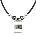 thumbnail image 1 of cisne negro collar a mano colgante de cuerda de cuero Unbranded M, 1 of 3