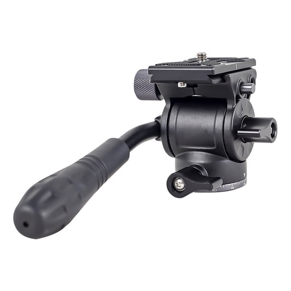 Precise Hydraulic Tripod Head Suitable For Cameras 3KG Load Capacity Smooth Pan Tilts Motion Photography Gear