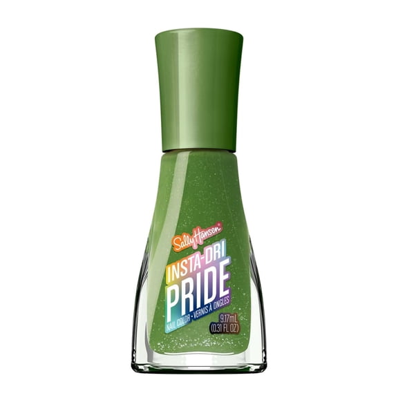 Sally Hansen Insta-Dri Nail Polish #772 Thorn This Way – Quick Dry, Long Lasting, Streak-Free Shimmer Green Nail Varnish (0.31 fl oz)