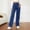*Dark Blue, variant on Wide Leg Jeans For Woman ,High Waisted Baggy Jeans with Drawstring,Straight Leg Jean Stretchy Denim Pants Light Blue,Womens Plus XL