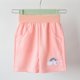 thumbnail image 2 of Odeerbi 1-10 Años Niños Niñas Deportes de Bermudas Pantalones Cortos Arco Iris Bordado Entrenamiento Pantalones Cortos de Algodón Atlético Pantalones de Longitud Media, 2 of 4