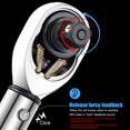 thumbnail image 2 of 21pcs Bicycle Repair Tool Sets 1/4 inch 2-24N.m Torque Wrench Pre Set Torque Adjustable S2&CR-V Material Wrench for Bicycles 72 Tooth Click Torque Wrench Toolbox Package, 2 of 8