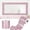 Pink, variant on Silver Glitter Bulletin Board Borders,394"x4" Self Adhesive Sparkle Mirror Tape Border Shiny Champagne Gold Wallpaper Border for DIY Dresser School Decor