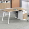 thumbnail image 4 of Writing Workstation Office Desks Keyboard Mobile Computer Reception Office Desks Monitor Storage Scrivania Cameretta Furnitures My Lux Decor Round, 4 of 30
