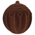 thumbnail image 1 of Vickerman MT196775D Ornement de Boule Floqué de Chocolat de 8 Po, 1 of 2
