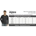 thumbnail image 7 of Inkmeso Men's Long Sleeve Cotton Basic Shirt Lightweight Solid T-Shirts, 7 of 7