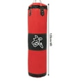 thumbnail image 6 of ToppiJoy Red Punching Bag PU Heavy Prorobust Boxing Bag Set Unfilled Heavy Punching Bag for Adults Youth, Kickboxing Muay Thai, Karate, Home Gym Training, 6 of 15