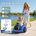 thumbnail image 2 of East doll 12V Electric Ride on Toy, Toddler Push Car for Kids Aged 18M-3Y, Baby Car with Remote Control, 360°Spin, 5-Point Safety Belt, 1.3-2.5MPH, Music, Horn, Blue, 2 of 8