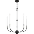 thumbnail image 3 of 5 Light Black Chandelier with Steel base material, 3 of 6