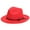 Red, variant on Prolriy Fedora Hats for Women, Women's Crushable Wool Outback Hat Panama Hat Wide Brim with Belt Vintage Womens Hats Dark Blue