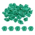 thumbnail image 1 of Unique Bargains Mini Ruban de Satin Roses Minuscules Fleurs en Tissu Embellissements Rosettes Applique Turquoise 30 Pcs, 1 of 5