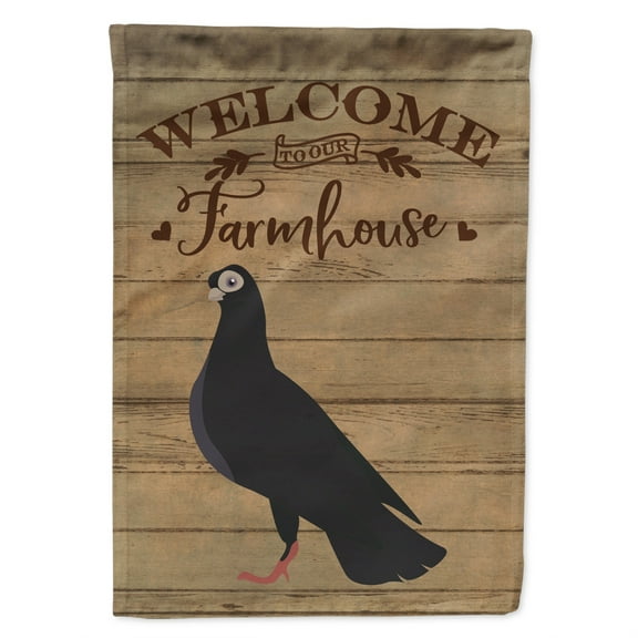 Carolines Treasures CK6891GF Budapest Highflyer Pigeon Welcome Garden Size outdoor-flags, Multicolor