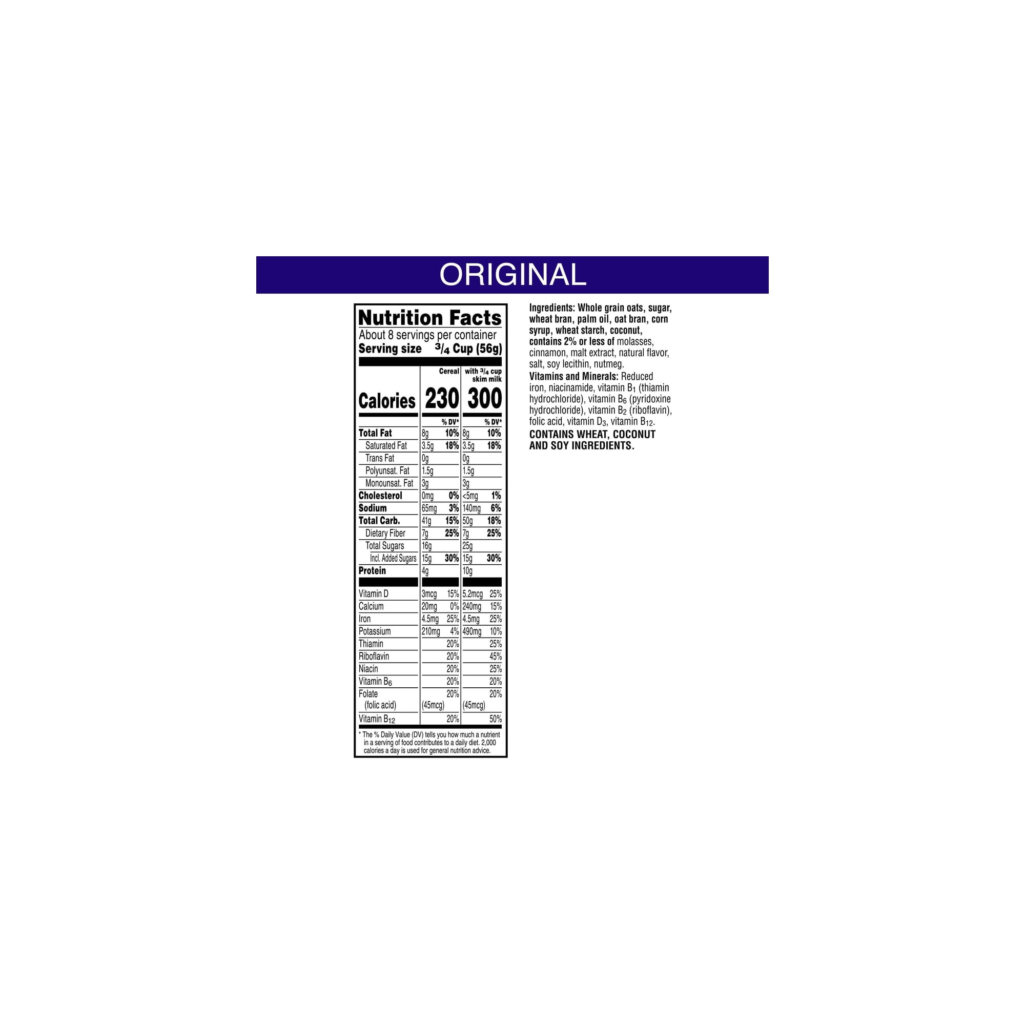 Kellogg's Cracklin' Oat Bran Breakfast Cereal 16.5 oz (Pack of 14)