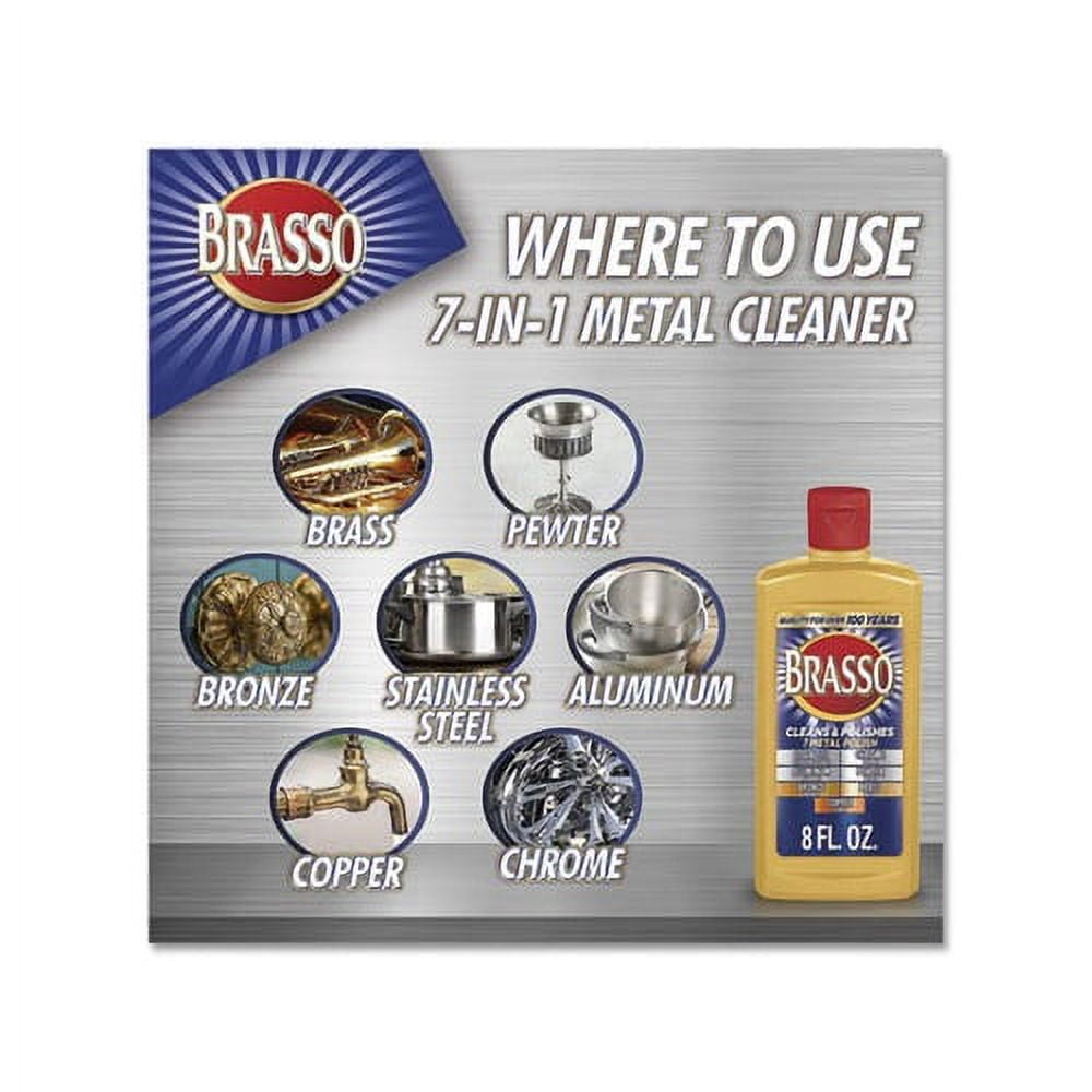 Brasso Metal Polish & Cleaner - 8 fl oz bottle