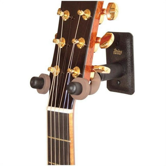 String Swing BCC11W-U String Swing Metal Home & Studio Wide Guitar Hanger, Black