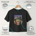 thumbnail image 3 of Girls KPop Demon Hunters Derpy Lightning Bolts Cropped T-Shirt, 3 of 8