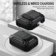 thumbnail image 3 of Funda Airpod Pro con clip de bloqueo seguro, serie Military Armor, carcasa rígida resistente de cuerpo completo para hombres y mujeres con llavero mosquetón, protección a prueba de golpes, 3 of 5