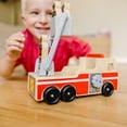 thumbnail image 3 of Melissa & Doug Wooden Fire Truck With 3 Firefighter Play Figures, 3 of 10