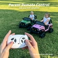 thumbnail image 6 of Hikiddo 4WD Kids Ride on Truck Car, 12V 7Ah Ride on Toy Electric Cars for Kids w/ Remote, Bluetooth, 4x75W Motors - White, 6 of 9