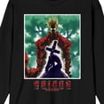 thumbnail image 7 of Trigun Vash & Nicholas Crew Neck Long Sleeve Black Adult Tee-Medium, 7 of 7