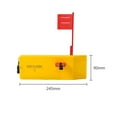 thumbnail image 5 of sunsanly Side Planer Board with Flag Spring Heavy Duty Adjustable Off Shore Sea Boat Trolling Fishing Left Right Side Planer Saltwater Fishing Accessories, 5 of 8
