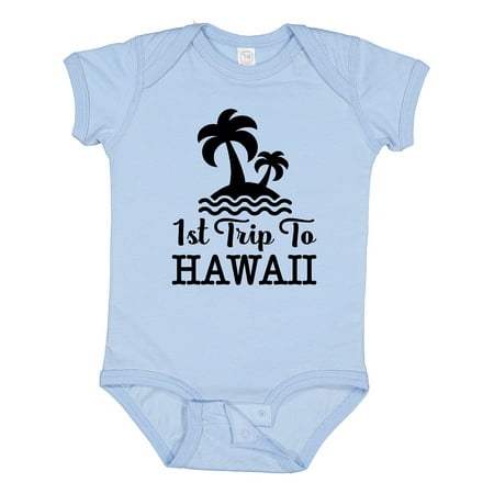

Inktastic First Trip to Hawaii Vacation Gift Baby Boy or Baby Girl Bodysuit