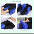 Elderly Care Turnover Aid Anti Bedsore Bed Pad for Paralyzed Patients Cotton Blue Bed Fer