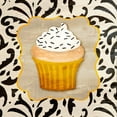 thumbnail image 2 of Hakimipour, Tiffany 26x26 Gold Ornate Wood Framed with Double Matting Museum Art Print Titled - Piece of Cake I, 2 of 4