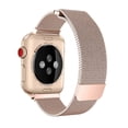 thumbnail image 3 of Apple Watch Band 40mm Series 5 4 , Stainless Steel Mesh Milanese Loop with Clear Hard Case - Rose Gold, 3 of 4