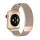 Apple Bracelet Watch 42mm, Maille en Acier Inoxydable Boucle Milanese avec Fermeture Magnétique Réglable avec Boîtier Rigide Transparent pour Apple Watch Série 3 2 1 (Or Rose 42mm) – image 3 sur 4