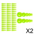 thumbnail image 1 of Kit De Cuentas De Pesca Apiladas, 2x50 Uds., Señuelos De Pesca, Aparejos Para Perca, Trucha, Leucomas, Verde Claro, 1 of 8