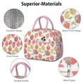 thumbnail image 4 of Obrewu Strawberry Plants Fruit Lunch Bag for Adult, Insulated, Leakproof, Oxford Cloth, 4 of 7