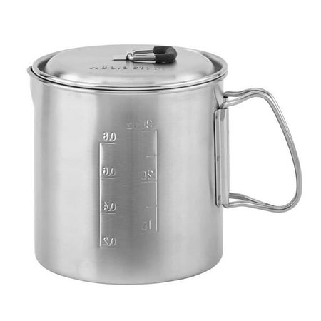 Solo Pot 900 - Lightweight Stainless Steel Backpacking