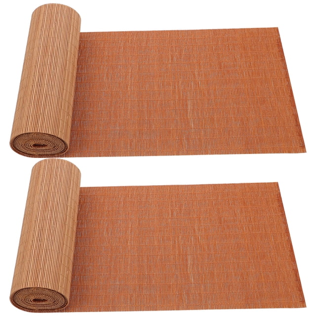 MasteelfCA 1 Pce Napperon de Table en Bambou Sans Bordure Chemin de Table pour Maison de Thé