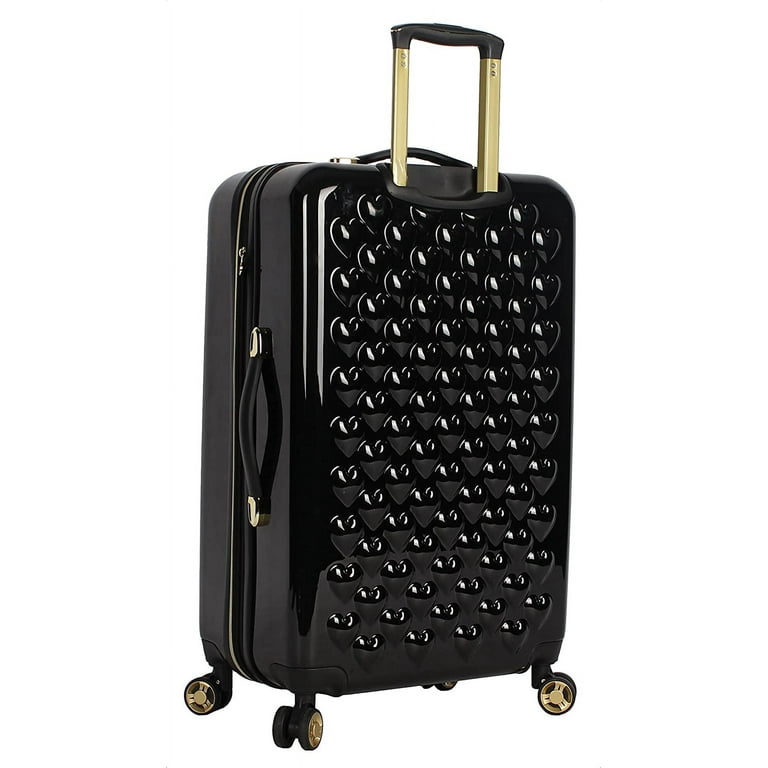 Betsey Johnson 3 Piece Hardside Luggage Set, Carry on and Checked