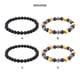 thumbnail image 5 of Minnieouse Exquisita joyería de cuentas de piedras preciosas naturales para Mujeres Hombres de cristal curativo ecológica Ropa, zapatos y accesorios Miscelánea Ojo de tigre de 6MM + negro, 5 of 6