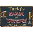 thumbnail image 1 of Tariq's Green Bar & Tavern Rustic Sign Decor 8x12 208120047324, 1 of 1