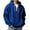 Blue, variant on Hooded Sweatshirt with Pocket and Built-in Mask, Pullover for Men, Casual Athletic Drawstring Hooded Top